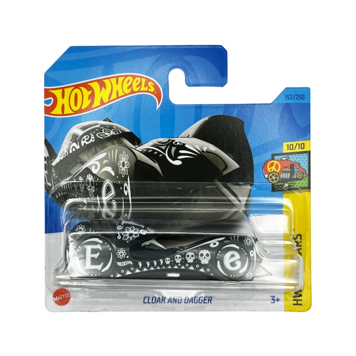 Количка, Метална Hot Wheels Cloak and Dagger, черна, 1:64