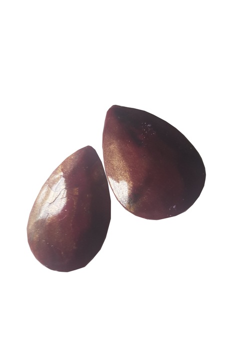 Cercei dama handmade, model Denise, Visiniu