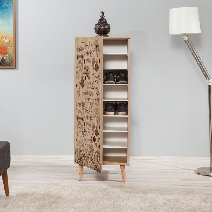 Ori 502 Sonoma tölgyfa cipőszekrény