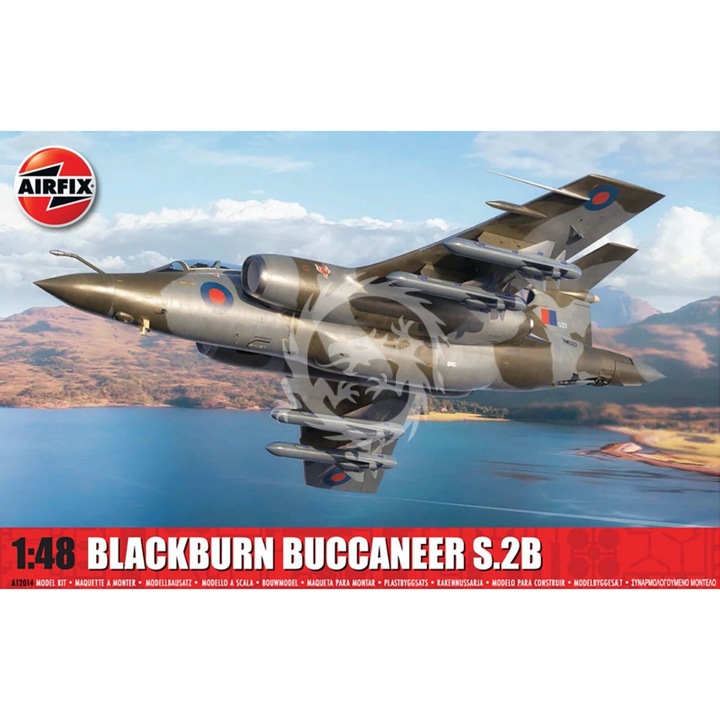Navomodel de construit Airfix, Blackburn Buccaneer S.2 RAF, scara 1/48