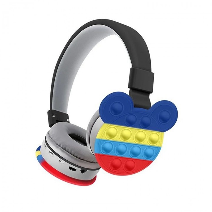 MRKT MAX63 vezeték nélküli fejhallgató, BT, fekete