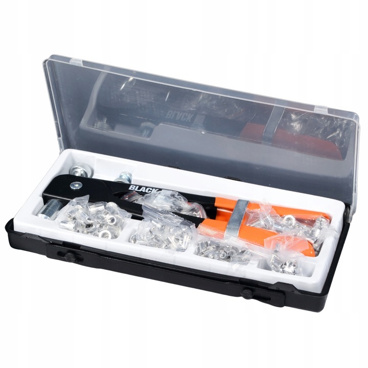 Set de nituitor manual si nituri metric M3-M8 106 buc