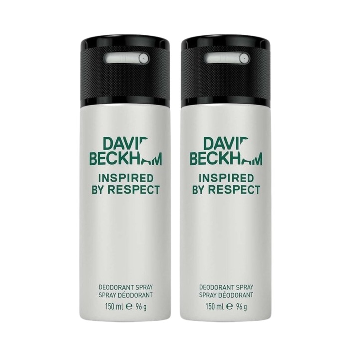 Опаковка от 2x дезодорант спрей David Beckham Inspired by respect, 150 ml