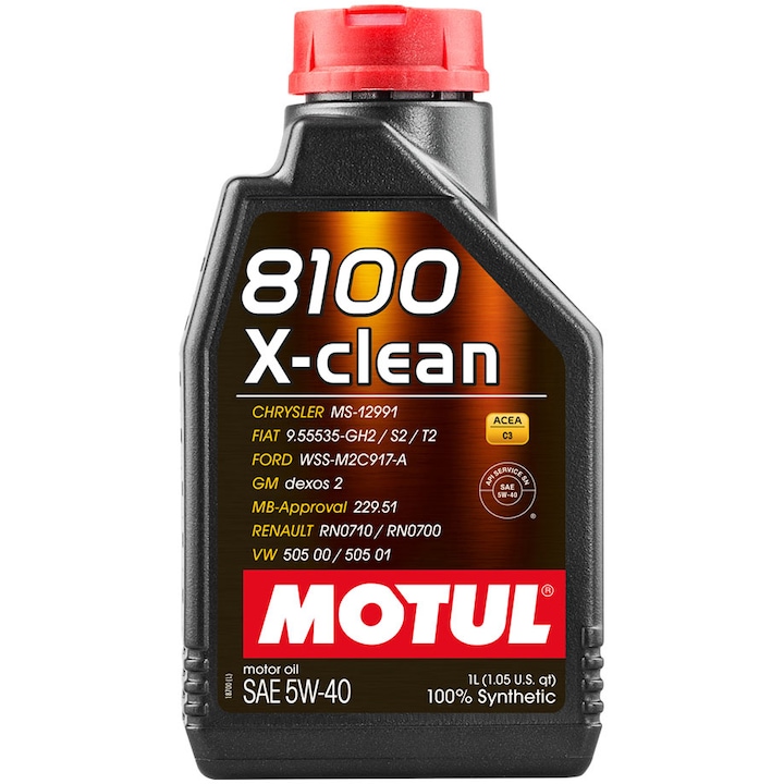 Моторно масло Motul 8100 X-clean, 5W40, 1л