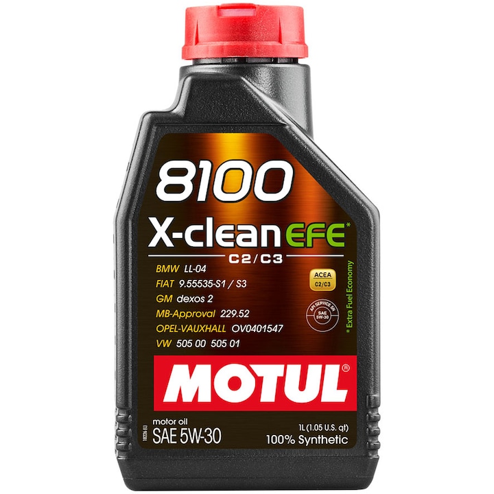 Моторно масло Motul 8100 X-clean EFE, 5W30, 1 л