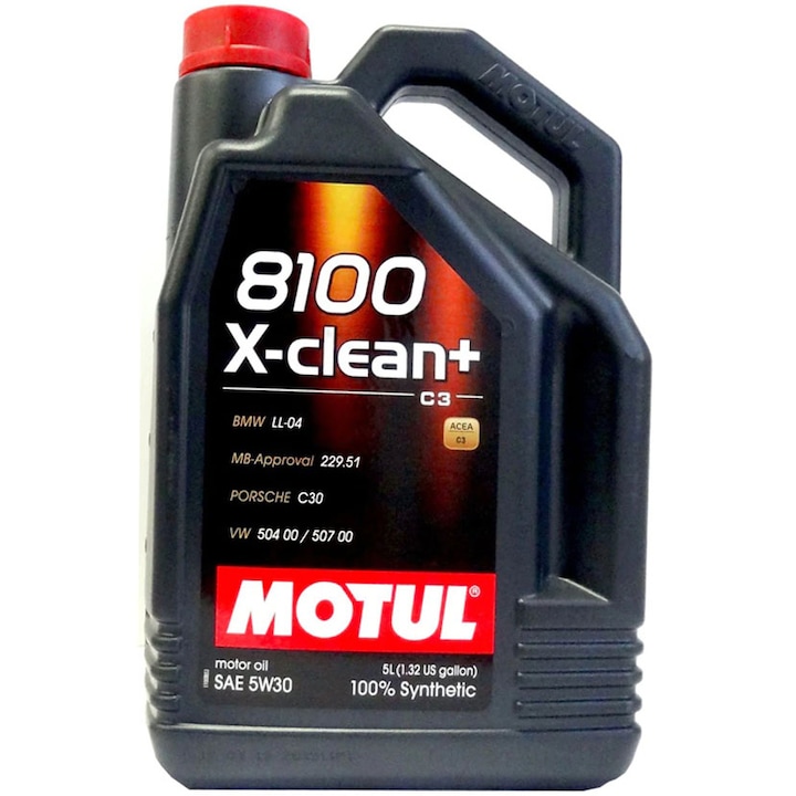 Моторно масло Motul 8100 X-clean plus, 5W30, 5 л