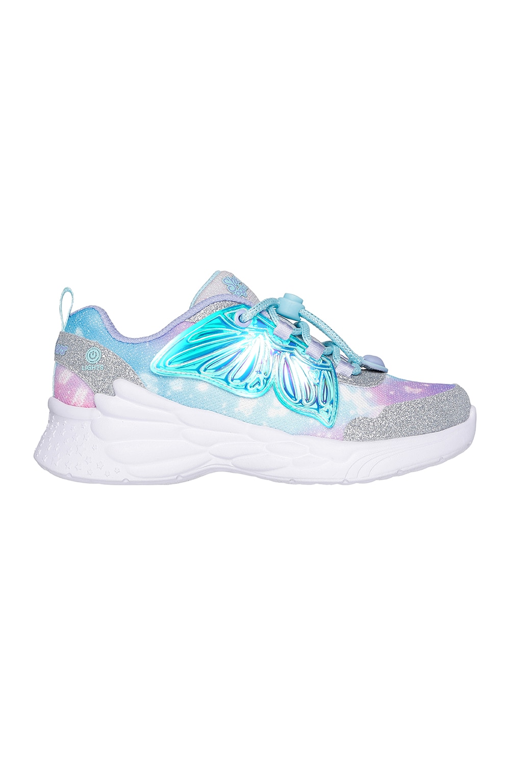 ★dream★ Skechers, Pantofi sport cu aspect stralucitor si LED-uri Dream