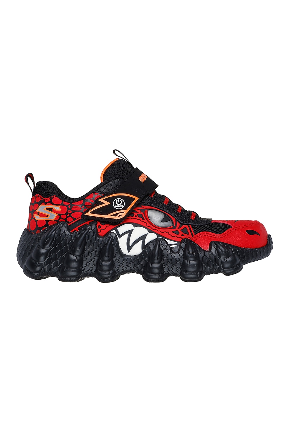 soranonsky✳︎ Skechers, Pantofi sport cu velcro si model cu dinozaur Saurus