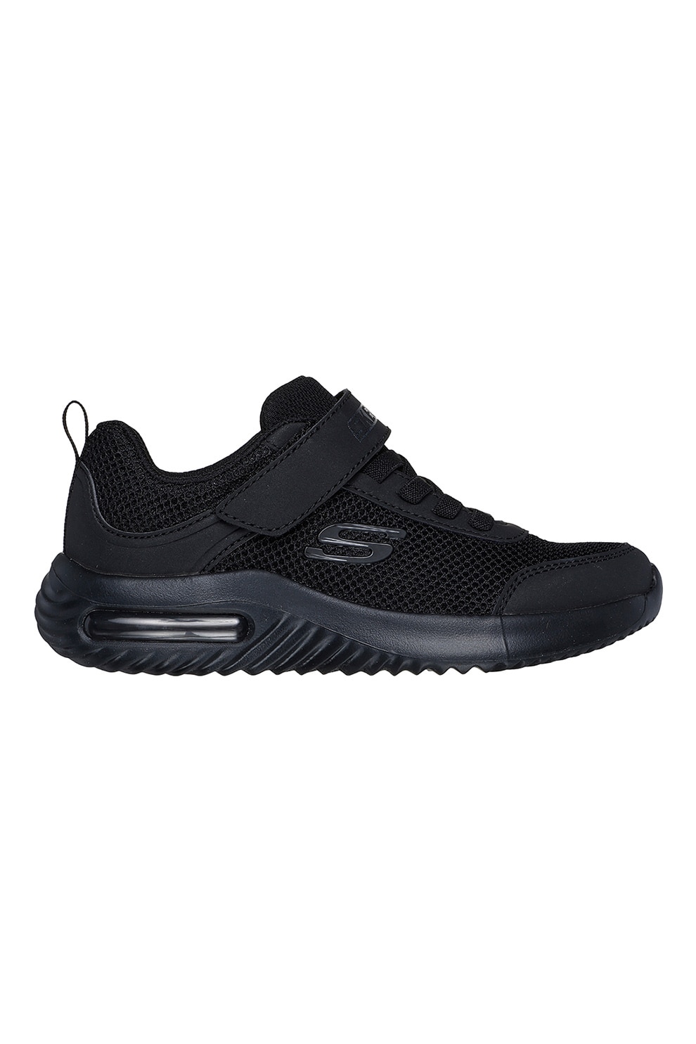 Skechers, Pantofi sport cu inchidere velcro Bounder-Tech, Negru, 29 EU