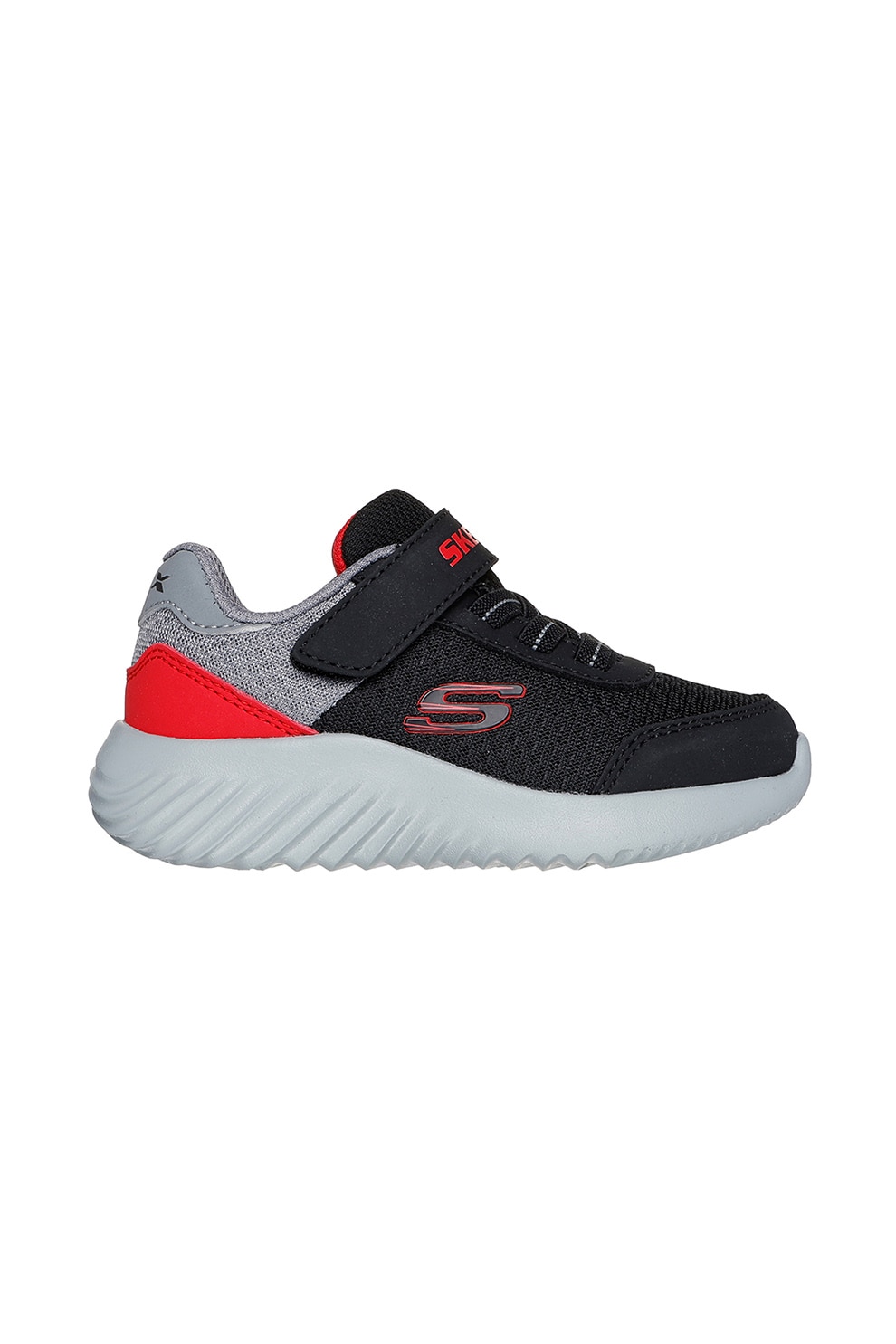 Skechers, Pantofi sport cu logo Bounder - Trekzic, Rosu, Negru, 23 EU