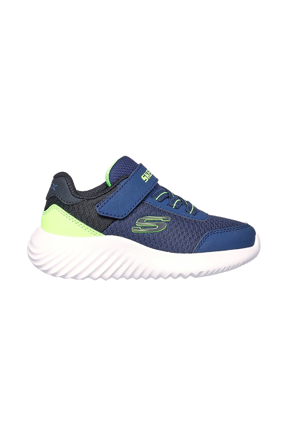 Skechers, Pantofi sport cu logo Bounder - Trekzic, Albastru inchis, 23 EU