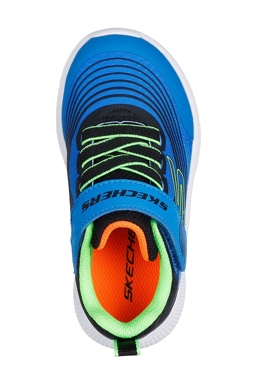 Skechers, Pantofi sport cu velcro si model Microspec Advance