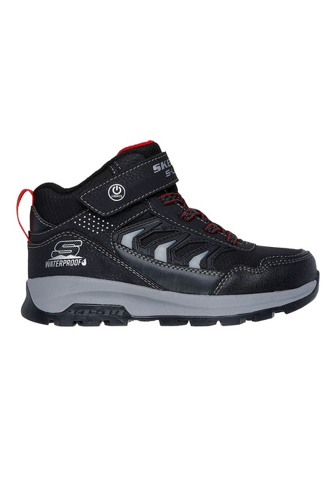 Skechers, Непромокаеми боти S-Lights, Черен