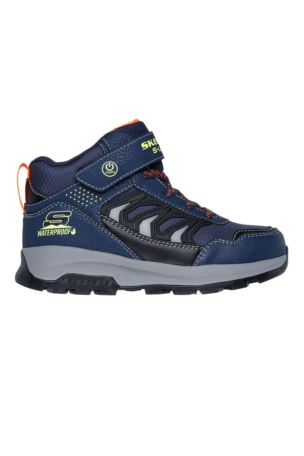 Skechers, Ghete cu lumini LED Flutter Heart Lights, Roz, Albastru