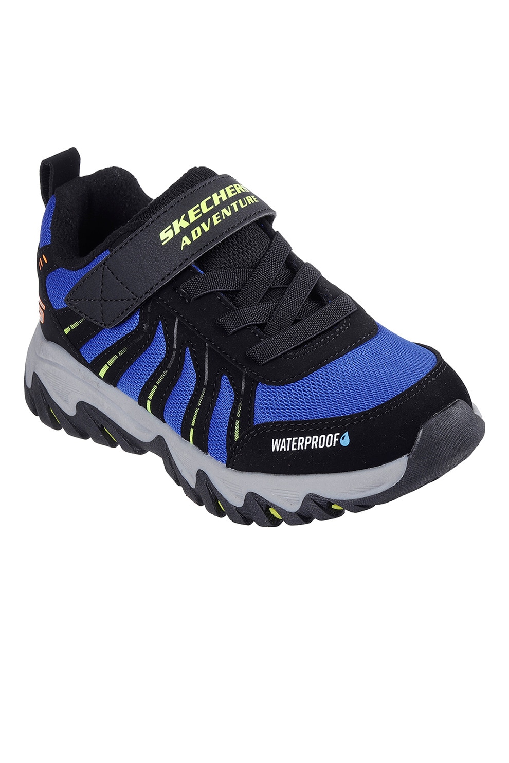 Skechers, Pantofi sport cu velcro Adventure Waterproof, Negru