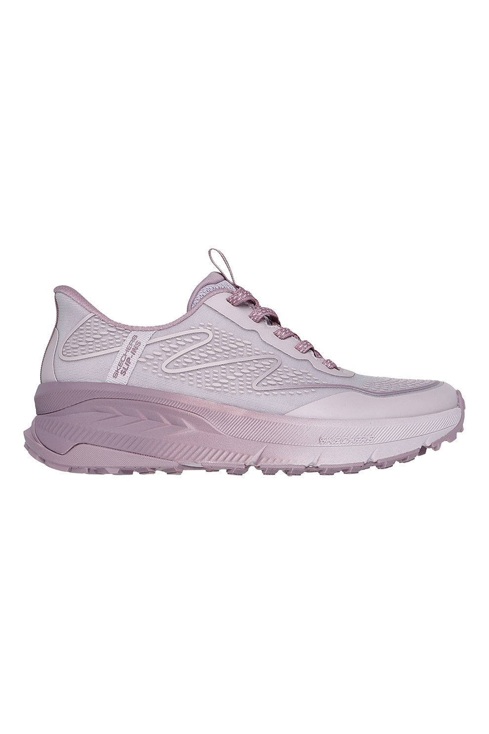 Skechers, Pantofi slip-in de alergare, Liliac prafuit, 39