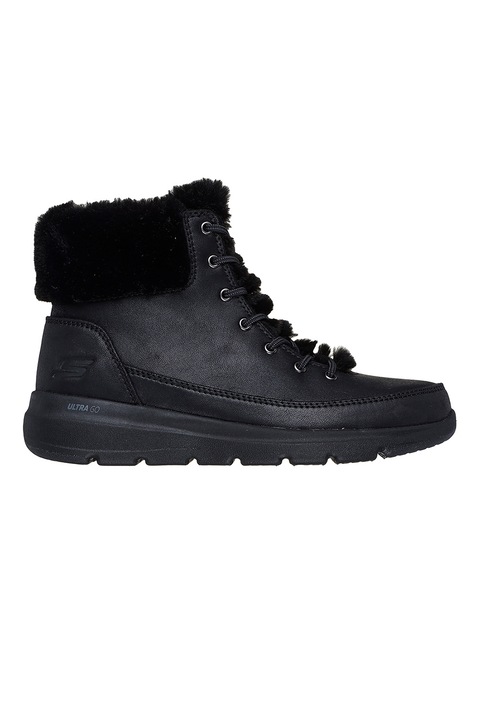 Skechers, Кожени боти On-The-Go, Черен