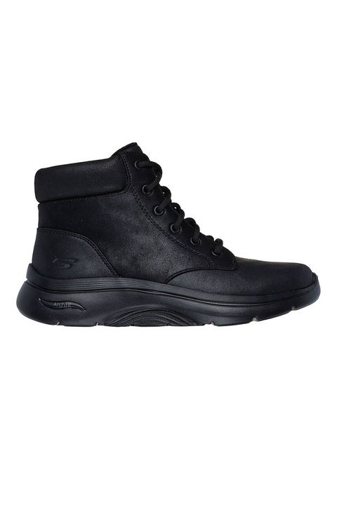 Skechers, Ghete de piele ecologica On-The-Go, Negru