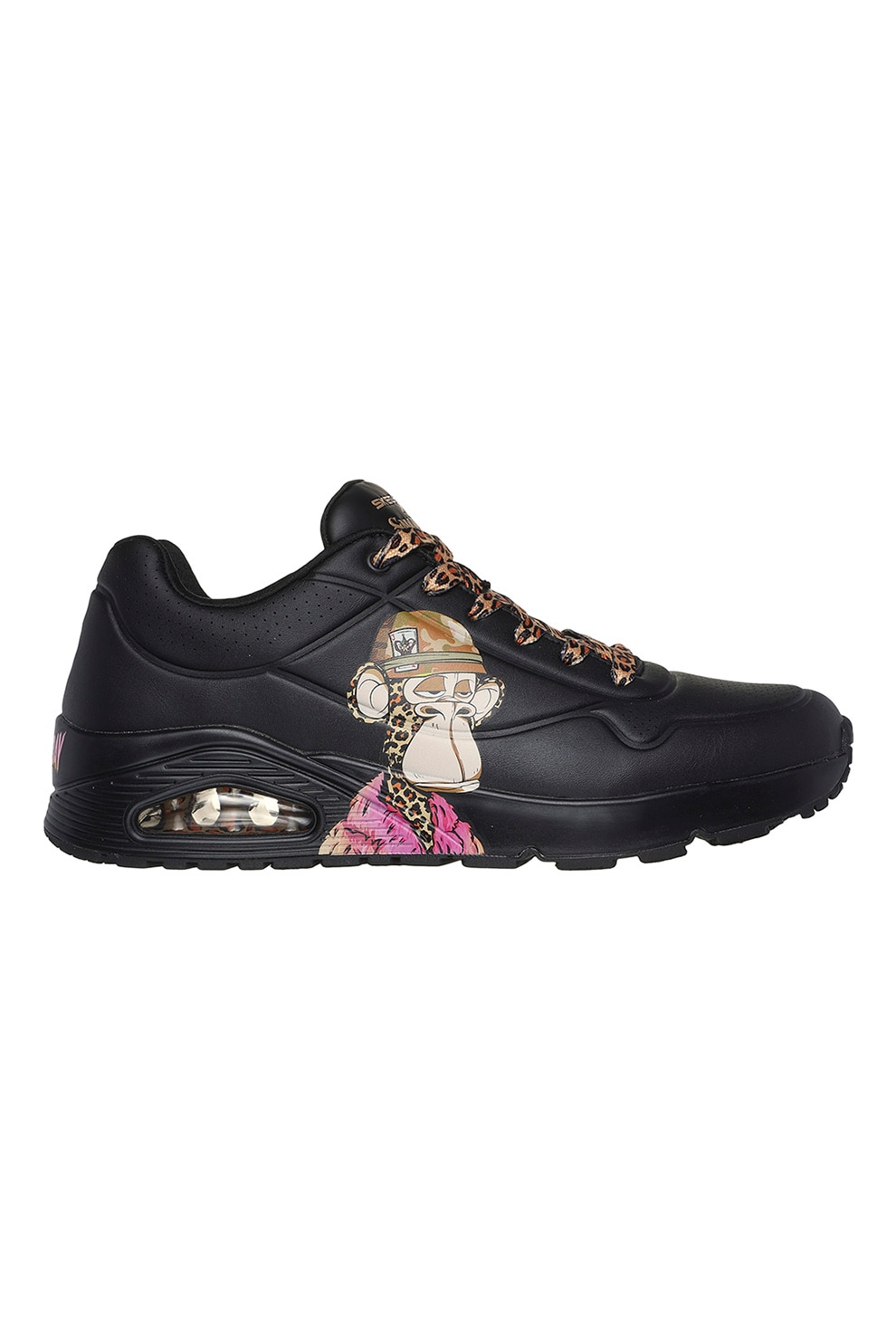Balenciaga, Pantofi sport de piele ecologica cu imprimeu Triple S
