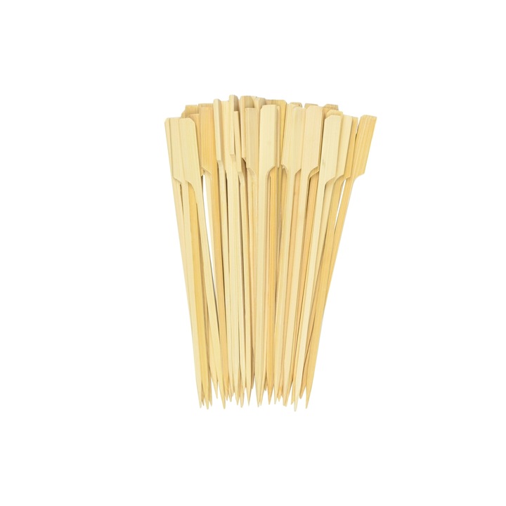 Set 50 bucati bete frigarui din lemn Deluxe Tapas, 15 cm