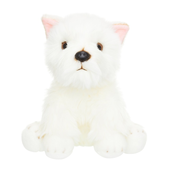 Mascotica caine, West Terrier, alba, 30 cm, Smily Play