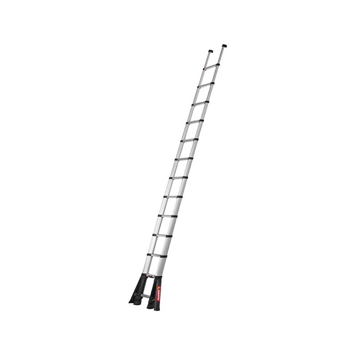 Scara telescopica, Telesteps, lungime extinsa 4.1m, 13 trepte 80mm, cu stabilizatoare, tip Prime-Line 4.1S
