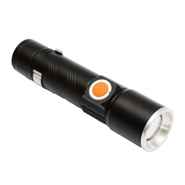 LED фенер 616, zoom, USB зареждане, 10W