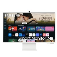 Monitor SMART SAMSUNG, TV Experience, LS32DM801UUXDU, 32", 4ms, 4K UHD, Alb, AI