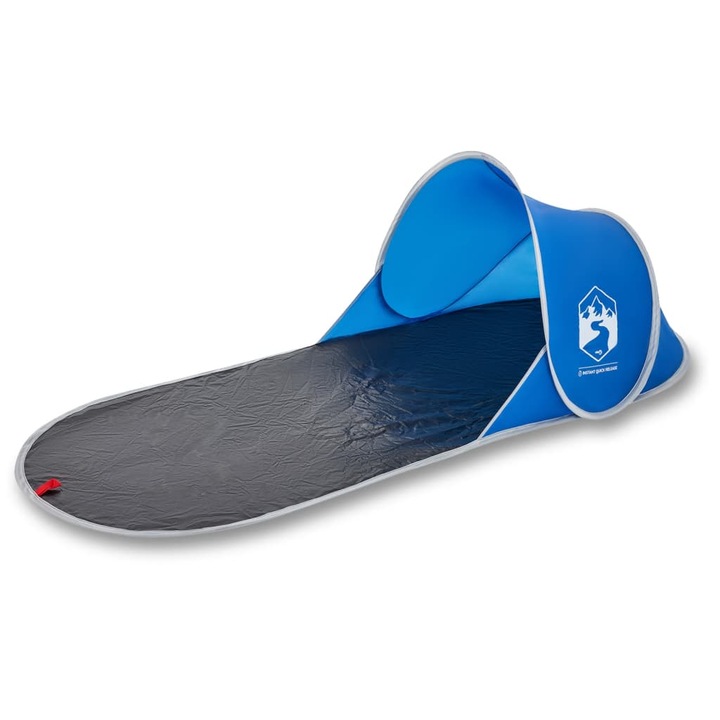 VidaXL azúrkék vízálló felugró strandsátor 190 x 80 x 60 cm 0.8 kg