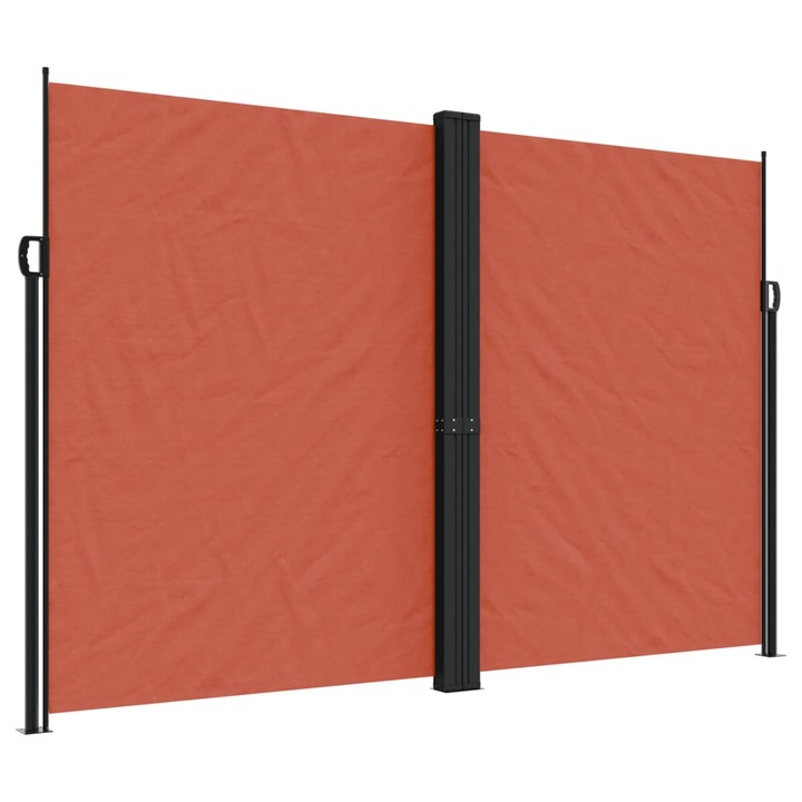 Copertina laterala retractabila vidaXL, teracota, 220x600 cm, 17.2 kg