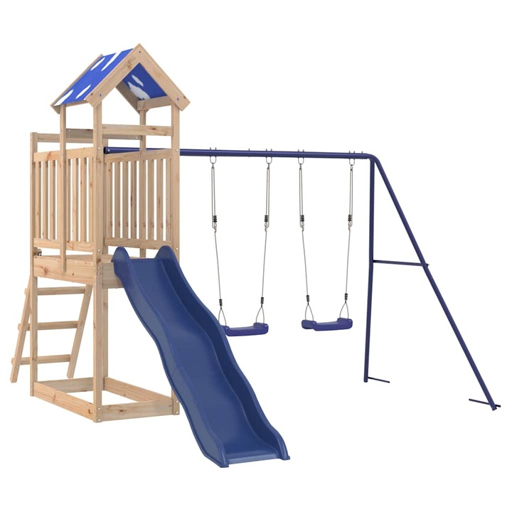 Set de joaca pentru exterior vidaXL, lemn masiv de pin, 42.45 kg 3279079
