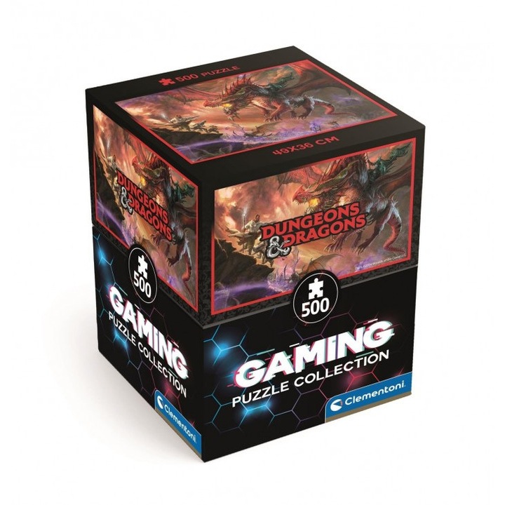 Пъзел Clementoni Dungeons & Dragons, 500 части, 49x36 см