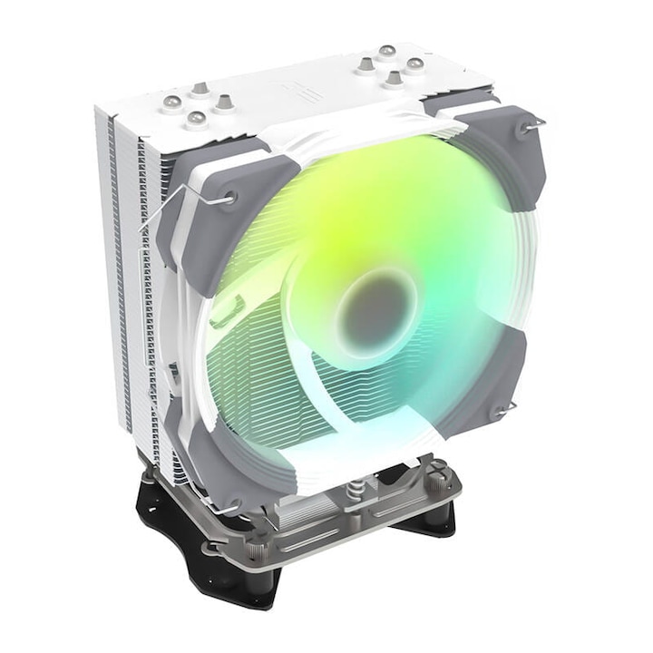 Cooler procesor Darkflash, S21, ARGB, alb, 130x75x157mm