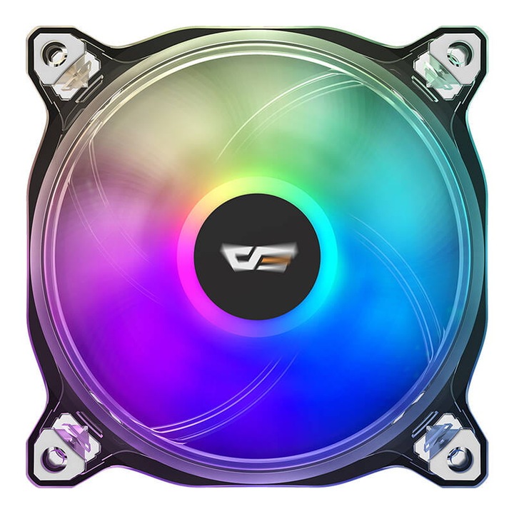 Комплект компютърни вентилатори Darkflash CF8 Pro 3 броя, RGB, 120x120x25mm