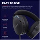 Trust GXT491 FAYZO vezeték nélküli gaming fejhallgató, 7.1 USB Surround Sound, RGB, akár 22 órás akkumulátor-üzemidő, zajszűrés, mikrofon, laptop, PS5, PS4 kompatibilis, fekete