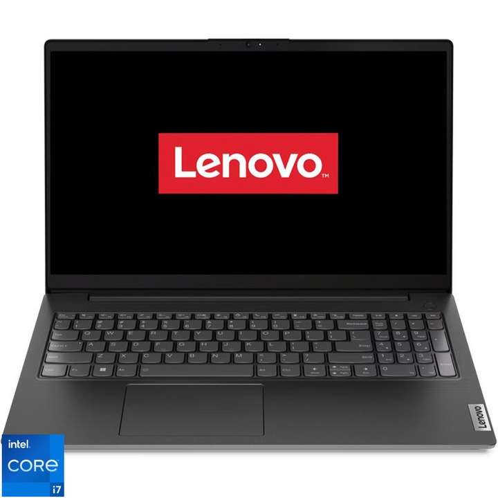 Laptop Lenovo V15 G4 IRU cu procesor Intel® Core™ i7-1355U pana la 5.0GHz, 10 cores, 15.6", Full HD, 16GB DDR4, 2TB SSD, Intel® Iris® Xe Graphics, No OS, Business Black