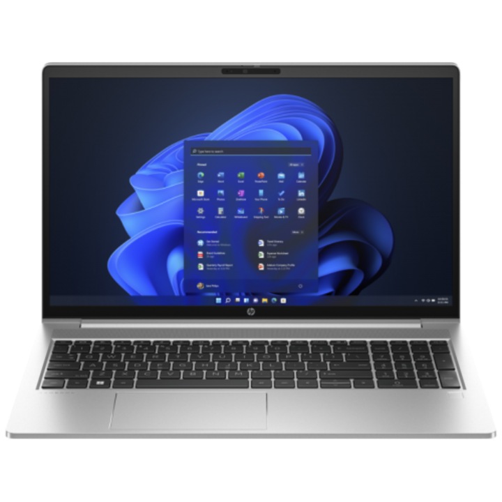 Laptop HP ProBook 455 G10 AMD Ryzen 5 7530U 16M gyorsítótár, akár 4,5 GHz, 15,6" FHD, 16 GB DDR4, 512 GB SSD, AMD Radeon Graphics, Windows 11 Pro, ezüst