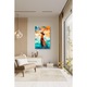 Tablou Dansatoare, Dans in Culori, MDF, 60x90 cm