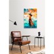 Tablou Dansatoare, Dans in Culori, MDF, 60x90 cm