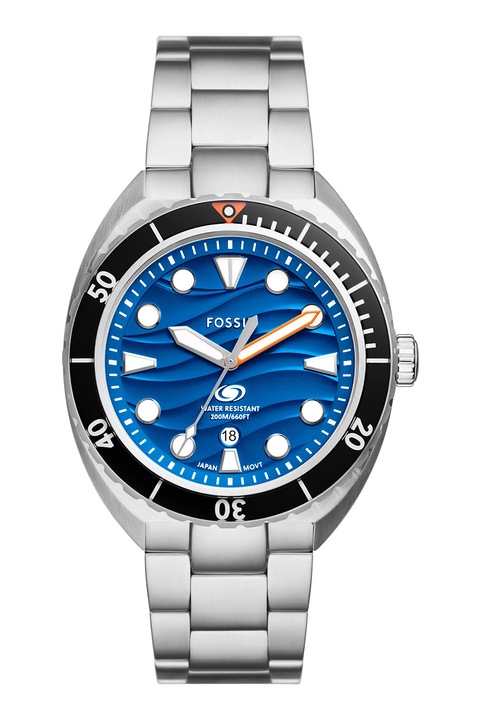 Fossil, Ceas quartz rotund, Argintiu