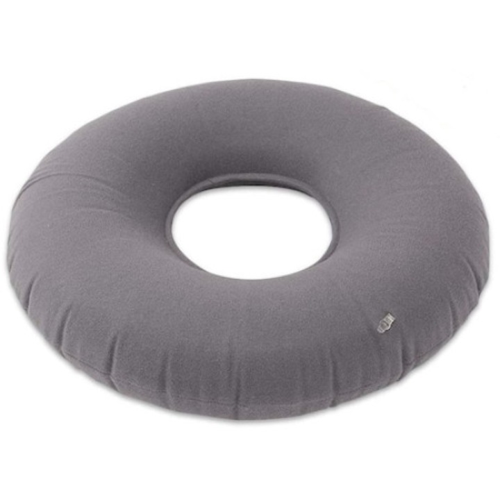 Perna antiescare pentru sezut QttvbTna, PVC, 38 cm, gri
