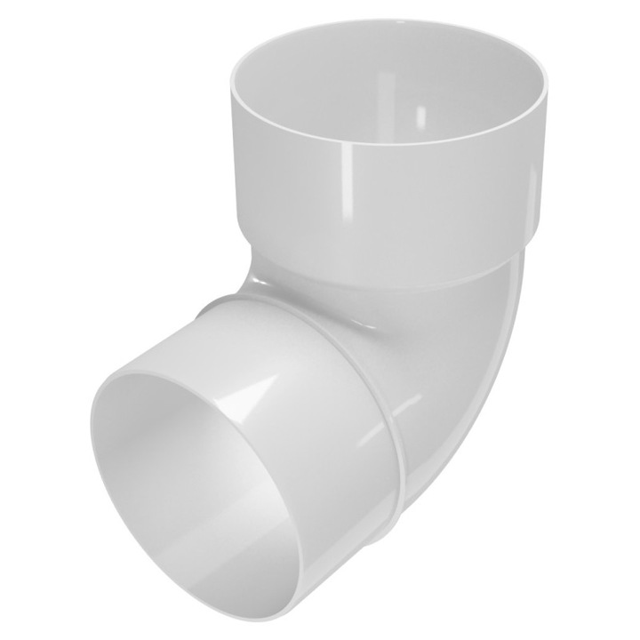 Дъга Devorex Elegance 140, 87.5°, Ø100, Бял