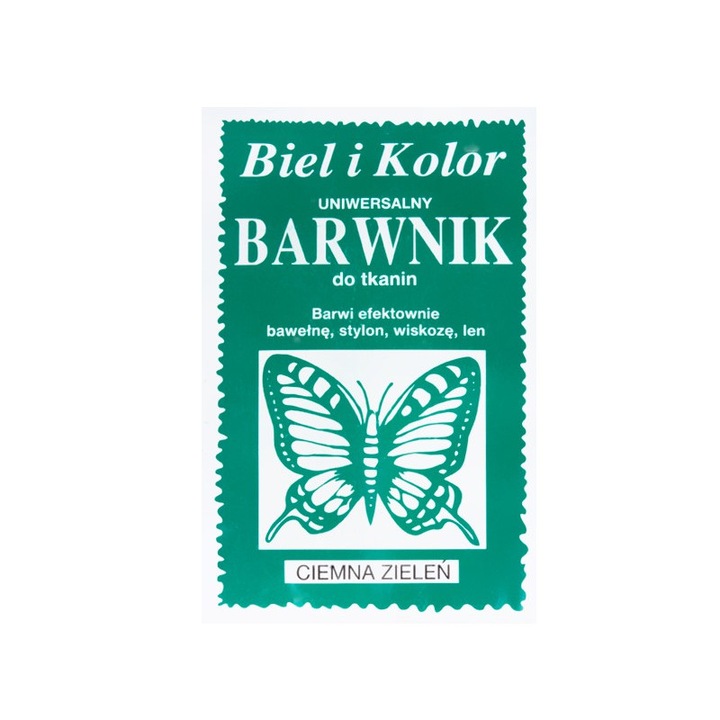Боя за плат WHITE COLOR, Тъмнозелена, 10гр