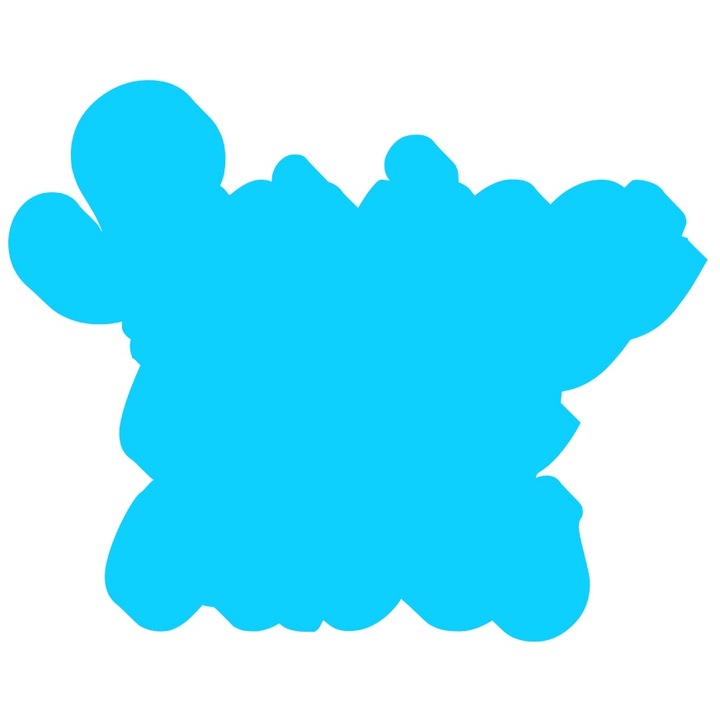 Sticker Exterior cu textul "Spring time vibes" - vibratii de primavara, Vinyl Albastru, 20 cm