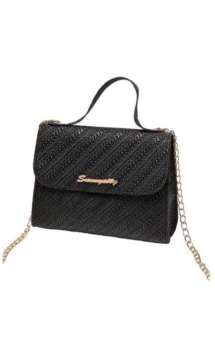 Női válltáska vagy kézitáska, Fekete színű