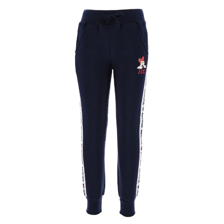 Minnie Mouse Disney melegítőnadrág, sötétkék poliészter, 128 CM