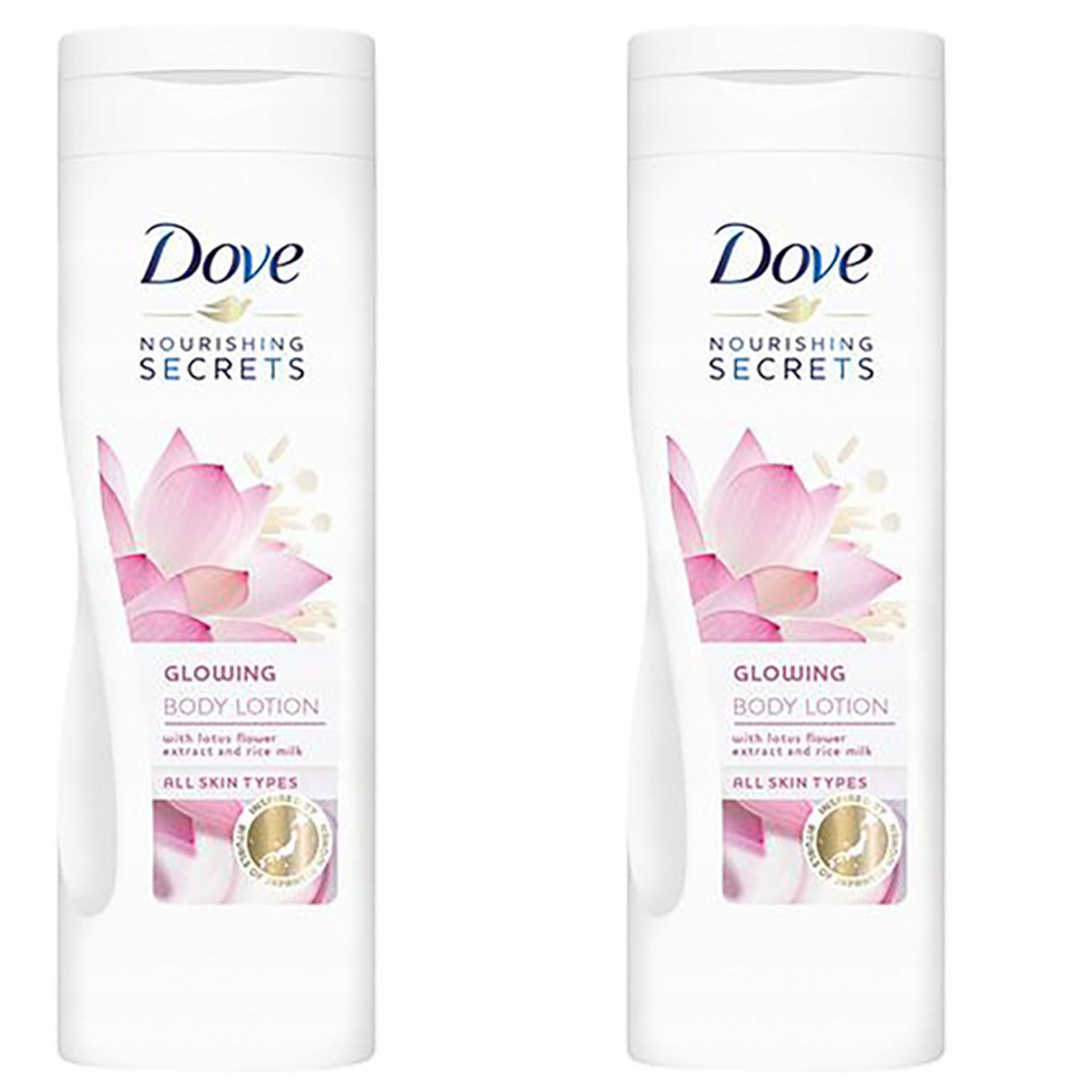 Lotus Roz Set 2x lotiune de corp Dove Nourishing Secrets Glowing Ritual, esenta ...