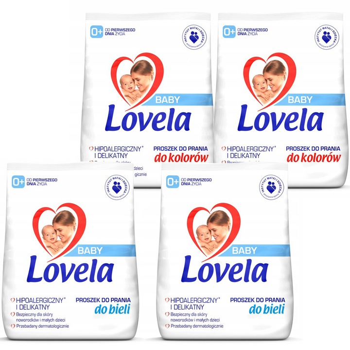 Комплект Перилен препарат, Lovela, Baby, хипоалергенен, 4 бр., 1.3 кг
