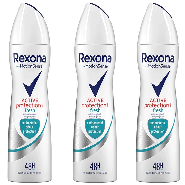 Deodorant, Rexona, Active Protection+ Fresh, set, 3x150ml