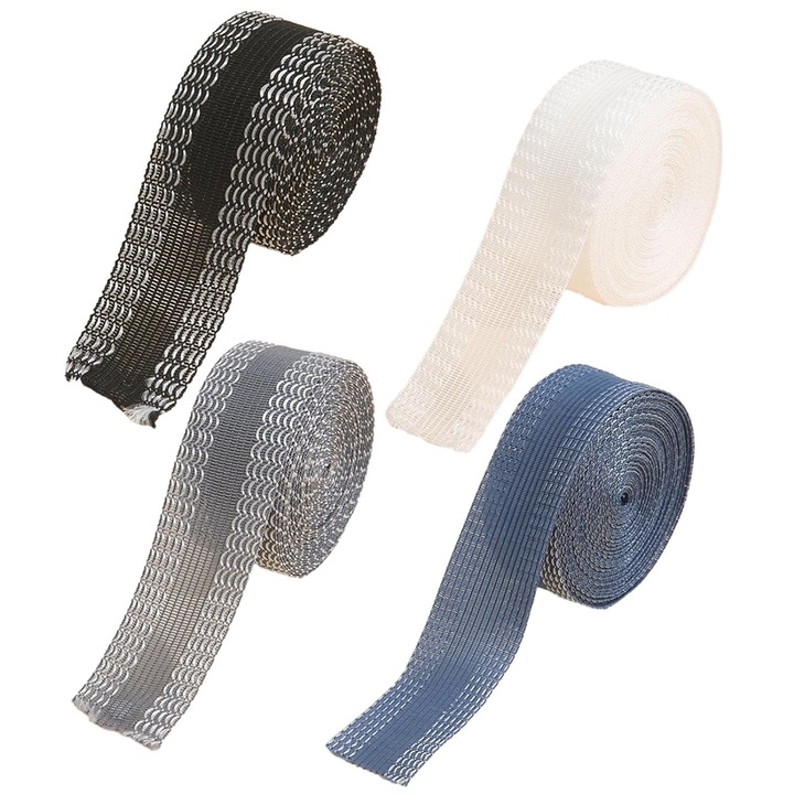 4db hőragasztó csík készlet szegélyhez, Nybgyy, tarka, 200x2,5cm